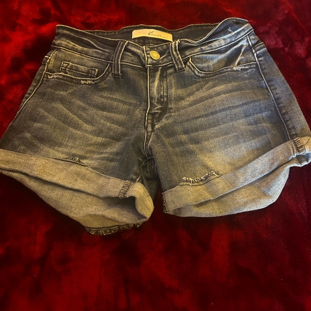 KanCan Dark Blue Jean Shorts